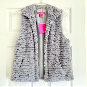 Betsey Johnson Faux Fur Vest